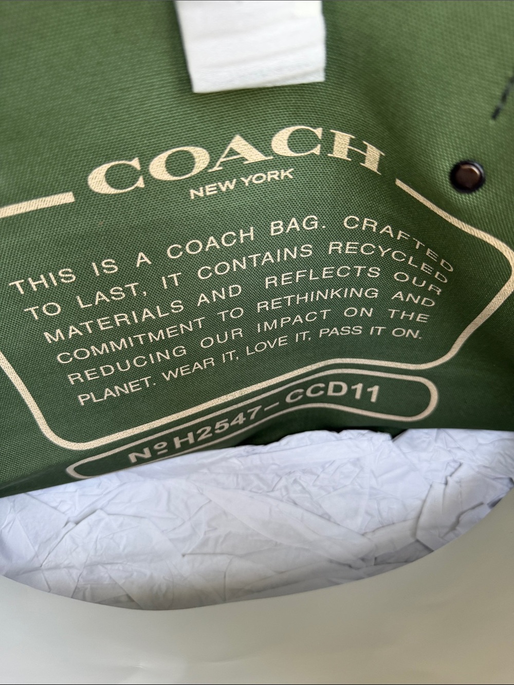 NWT Coach Tote With Camo Print and Rexy [sold out] - Picture 8 of 8